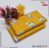 2 Pcs Women's Unstitched Printed Suit